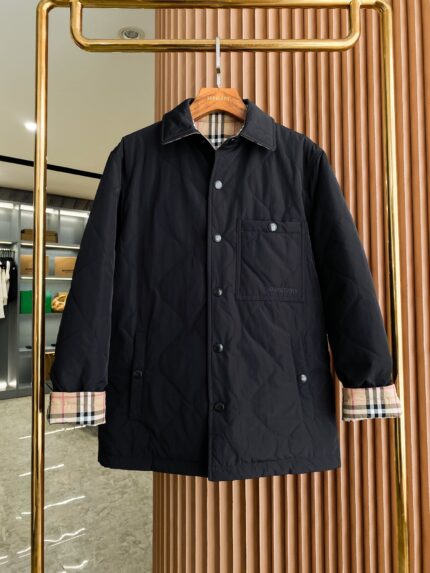 Burberry Reversible Vintage Plaid Temperature Control Shirt-style Padded Jacket