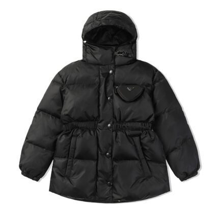 Prada 24FW women's triangle bag waist down jacket