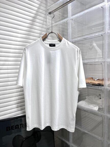 Balenciaga neckline letter print logo T-shirt