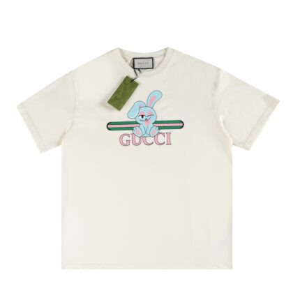 Gucci new bunny print short-sleeved T-shirt