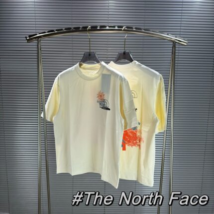 The North Face Sunflower Big Tree Logo patchwork print short-sleeved T-shirt